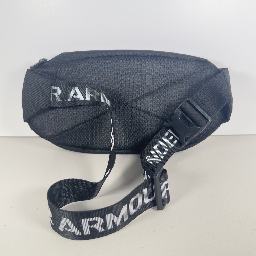Under Armour Flex Waist Bag Black UA Storm Water Repellent Hip Pack OSFA New - Picture 5 of 12